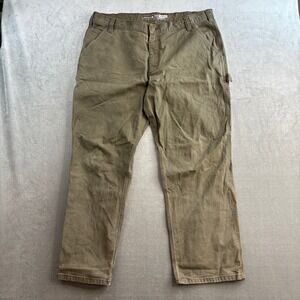 Carhartt Rugged Flex Relaxed Fit Pants Green Carpenter 103279 217 Men 40x30